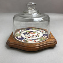 Load image into Gallery viewer, Floral Cheese Board With Dome Lid
