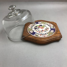 Load image into Gallery viewer, Floral Cheese Board With Dome Lid

