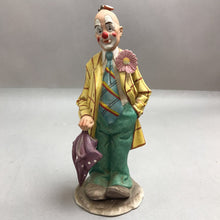 Load image into Gallery viewer, Vintage Bisque Porcelain Clown Figurine
