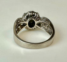 Load image into Gallery viewer, Sterling Blue Fire Opal Ring sz 8
