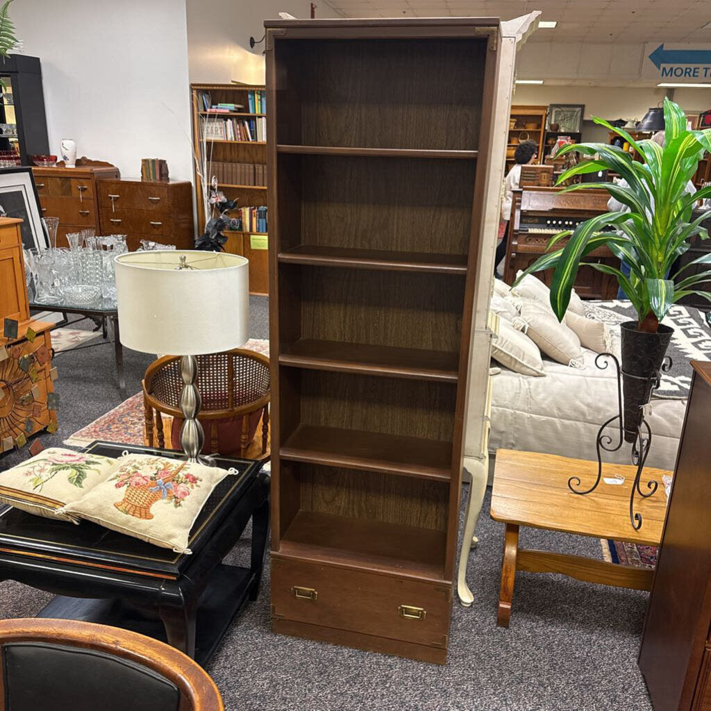 Bookshelf w/Drawer (74x23x12)