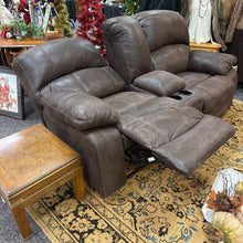 Load image into Gallery viewer, Ashley Brown Sofa Recliner (40x80x38)
