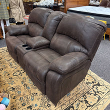 Load image into Gallery viewer, Ashley Brown Sofa Recliner (40x80x38)
