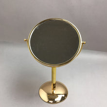 Load image into Gallery viewer, Brass Look Swivel Two Sided Vanity Make-Up (14&quot;) Mirror
