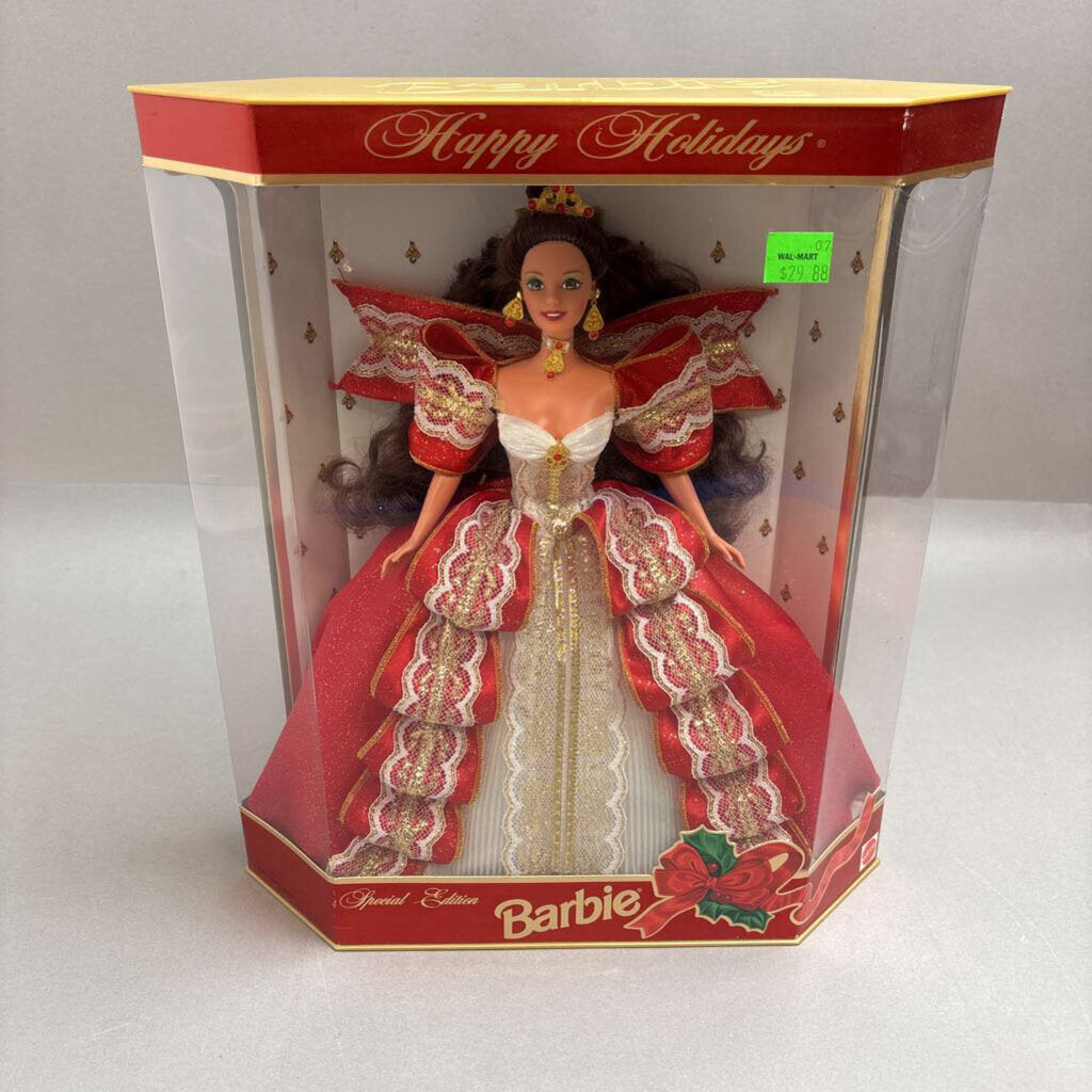 NIB 1997 Mattel Happy Holidays Special Edition Barbie (12x14) Main Street Estate Sales NIB 1997 Mattel Happy Holidays Special Edition Barbie (12x14) Main Street Estate Sales