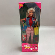Load image into Gallery viewer, NIB Mattel 1997 Coca-Cola Picnic Special Edition Barbie Doll (5x13)
