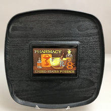Load image into Gallery viewer, Vintage Pharmacy Westwood Thermo-Serv Serving Tray 8 cent US Postage Stamp (13x13)
