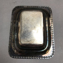Load image into Gallery viewer, Silver Plate Covered Butter Dish with Glass Insert (1x6x4.5)

