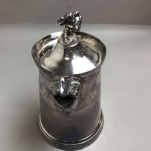 Load image into Gallery viewer, Antique Victorian Ornate Silver Plate Pitcher with Cherub Top (9")
