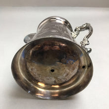 Load image into Gallery viewer, Antique Victorian Ornate Silver Plate Pitcher with Cherub Top (9")
