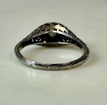 Load image into Gallery viewer, 18K Gold Diamond Antique Engagement Ring sz 7 (2.2g)
