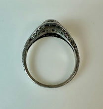 Load image into Gallery viewer, 18K Gold Diamond Antique Engagement Ring sz 7 (2.2g)
