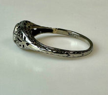 Load image into Gallery viewer, 18K Gold Diamond Antique Engagement Ring sz 7 (2.2g)
