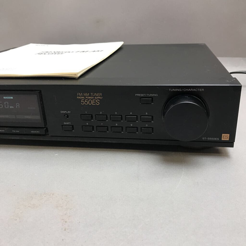 Sony AM/FM Tuner #ST-S550ES (~3x17x13) – Main Street Estate Sales