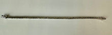 Load image into Gallery viewer, Rhodium Plated Simulated Yellow Diamond Tennis Bracelet (7.5")
