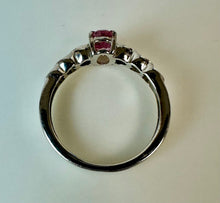 Load image into Gallery viewer, Sterling Pink Topaz Ring sz 8
