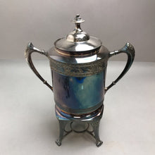 Load image into Gallery viewer, Antique Victorian Silver Plate Metal Coffee Dispenser Water Tea Urn (11")
