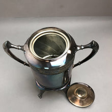 Load image into Gallery viewer, Antique Victorian Silver Plate Metal Coffee Dispenser Water Tea Urn (11&quot;)
