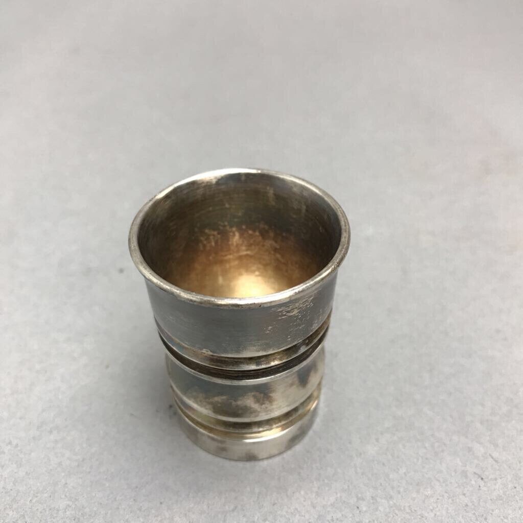 Vintage Silver Plate Shot Glass (2