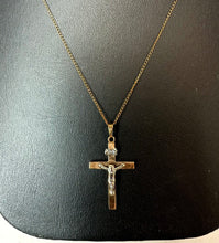 Load image into Gallery viewer, 14K Gold 1.25&quot; Crucifix Pendant on 18&quot; Chain (1.2g)
