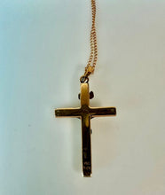 Load image into Gallery viewer, 14K Gold 1.25&quot; Crucifix Pendant on 18&quot; Chain (1.2g)
