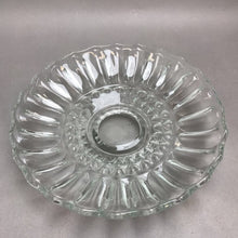 Load image into Gallery viewer, Vintage Clear Glass Pedestal Scalloped Bowl (3x12)
