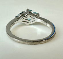 Load image into Gallery viewer, Sterling Swiss &amp; London Blue Topaz Ring sz 7.5
