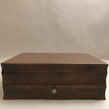 Load image into Gallery viewer, Wooden Flatware Storage Chest (5.25x14.5x11)
