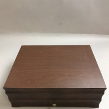 Load image into Gallery viewer, Wooden Flatware Storage Chest (5.25x14.5x11)
