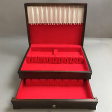 Load image into Gallery viewer, Wooden Flatware Storage Chest (5.25x14.5x11)
