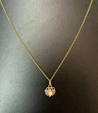 Load image into Gallery viewer, 12K Black Hills Gold Pearl Pendant on 20&quot; 12K Gold Filled Chain (1.4g)
