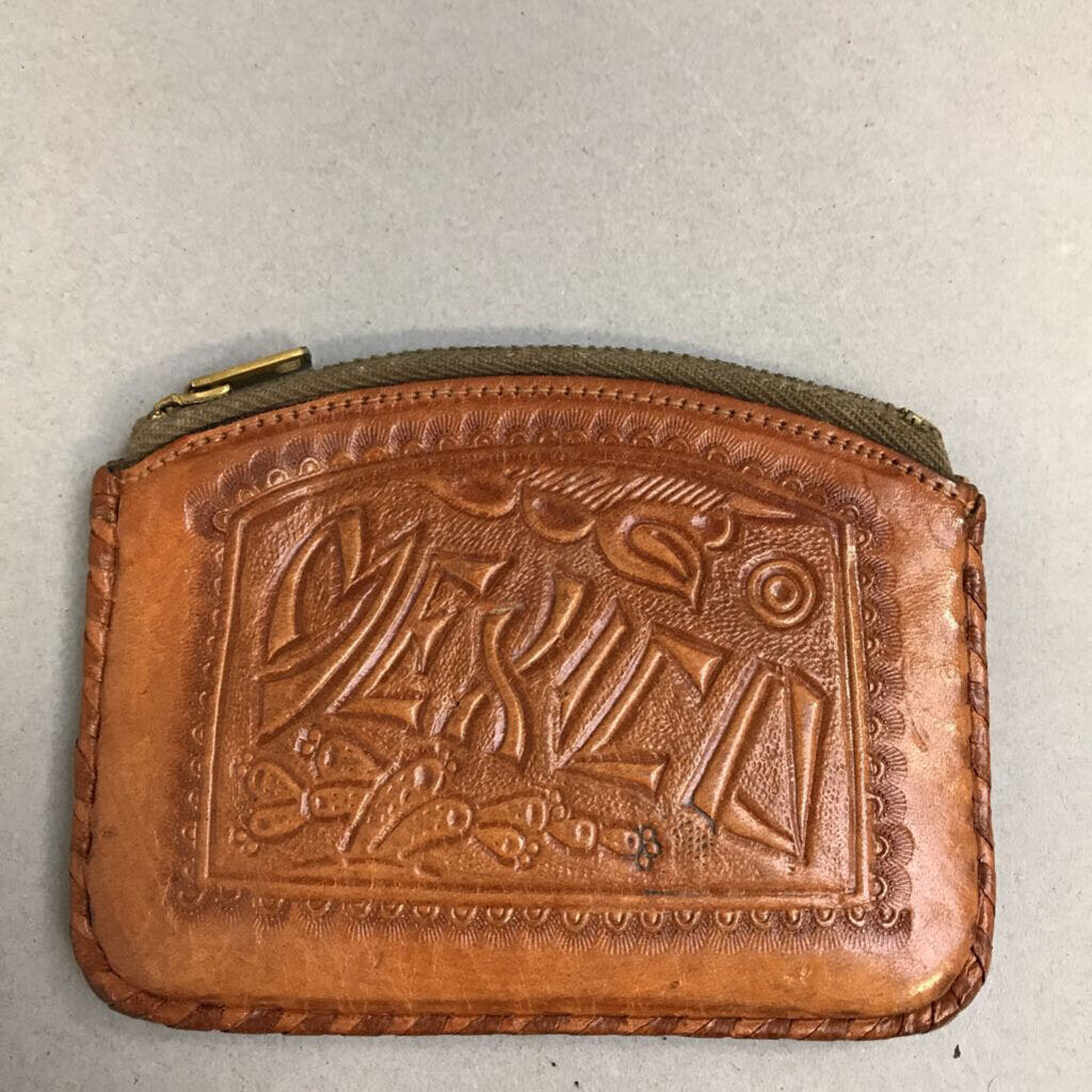 Vintage Leather Mexico Pouch