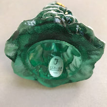 Load image into Gallery viewer, Vintage Fenton Green Glass Christmas Tree (3.5&quot;)
