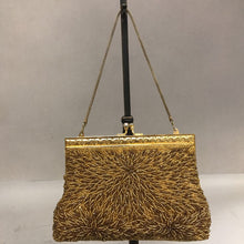Load image into Gallery viewer, Vintage Gold Beaded Clutch Bag
