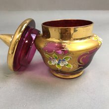 Load image into Gallery viewer, Vintage Glass Vanity Jar (6")
