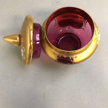 Load image into Gallery viewer, Vintage Glass Vanity Jar (6")
