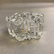Load image into Gallery viewer, Vintage Crystal Snowflake Trinket Jar (5" x 3")
