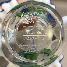 Load image into Gallery viewer, Fenton Cobalt Overly Hand Painted Legacy Collection Basket-Bill Fenton (7")
