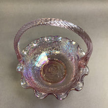 Load image into Gallery viewer, Fenton Persian Medallion Ruffled Basket (9" x 7")
