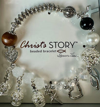 Load image into Gallery viewer, Roman for Valerie Christ's Story Beaded Charm Bracelet (NIB)

