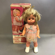 Load image into Gallery viewer, Vintage Mattel Baby First Step Doll w/ Box (As-Is) (18")
