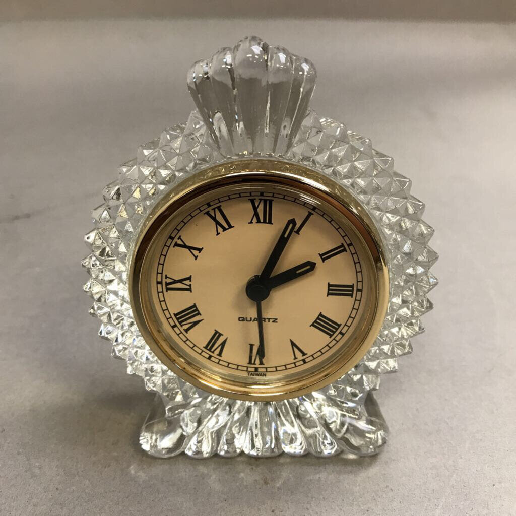 Shannon Crystal Quartz Mantel Clock (4.5