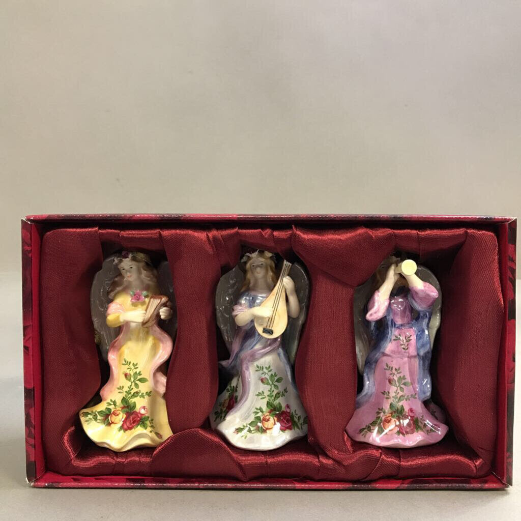Royal Albert Hand Painted Ornaments Set of Three (4