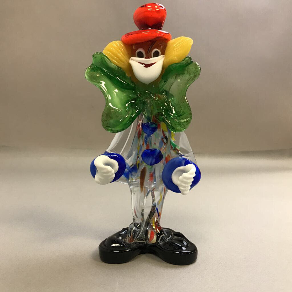 Murano Hand Blown Glass Clown (9