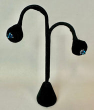 Load image into Gallery viewer, Sterling London Blue Topaz Stud Earrings
