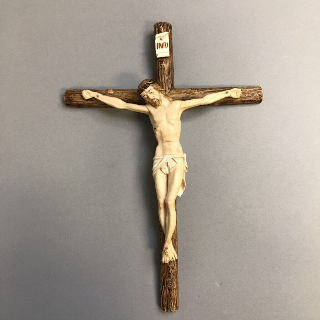 Religious Crucifix Jesus Cross Wall Decor (12x9)
