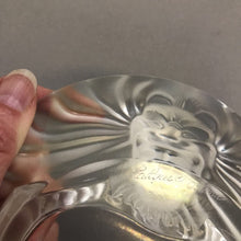 Load image into Gallery viewer, Vintage Lalique Crystal Lion Head Trinket Dish Ashtray France (6 ")
