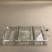 Load image into Gallery viewer, Waterford Lismore 3 Part Serving Dish Irish Cut Crystal Vanity Tray (1x13x6)
