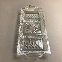 Load image into Gallery viewer, Waterford Lismore 3 Part Serving Dish Irish Cut Crystal Vanity Tray (1x13x6)

