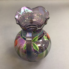 Load image into Gallery viewer, Fenton 2001 Museum Collection Pitcher Iridescent Purple Signed by V. Williams (7")
